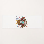 Erntedank Scrub Tops Frauen Türkei Krankenschweste Yogamatte (Vorderseite (Horizontal))