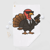 Erntedank Secret Agent Türkei Klassischer T - Shir Golfhandtuch (Insitu)