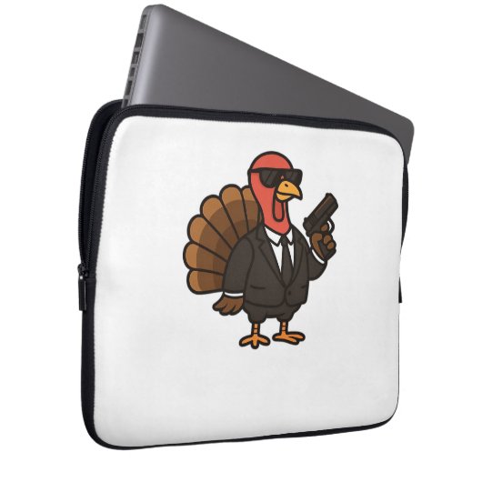 Erntedank Secret Agent Türkei Klassischer T - Shir Laptopschutzhülle (Vorne Rechts)