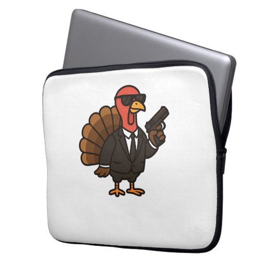 Erntedank Secret Agent Türkei Klassischer T - Shir Laptopschutzhülle (Vorderseite Links)