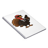 Erntedank Secret Agent Türkei Klassischer T - Shir Notizblock (Rechte Seite)