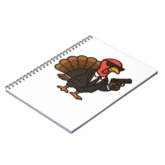 Erntedank Secret Agent Türkei Klassischer T - Shir Notizblock (Linke Seite)