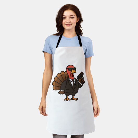 Erntedank Secret Agent Türkei Klassischer T - Shir Schürze (Getragen)