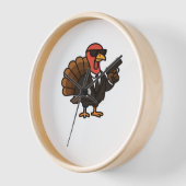 Erntedank Secret Agent Türkei Klassischer T - Shir Uhr (Winkel)