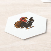 Erntedank Secret Agent Türkei Klassischer T - Shir Untersetzer (angewinkelt)