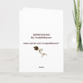 Erntedank Secret Pal - Blätter Feiertagskarte (Rückseite)