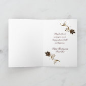 Erntedank Secret Pal - Blätter Feiertagskarte (Innenseite)