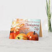 Erntedank Segen Abendessen Einladung (Vorderseite)