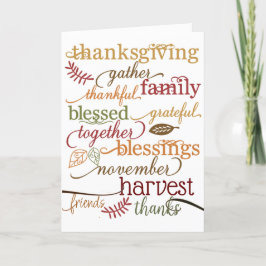 Erntedank Segen Feiertagskarte