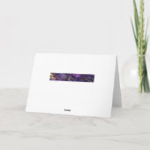 Erntedank Segen Herbstlaub Fotokarte Feiertagskarte (Rückseite)