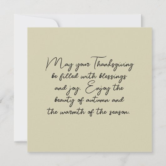 Erntedank Segen Karte (Rückseite)