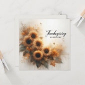 Erntedank Segen Karte (Vorderseite/Rückseite Beispiel)