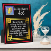 Erntedank Segen Philippinen 4:6 Bibelverse Fotoplatte (Seite)