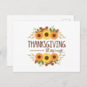 Erntedank Segen Postkarte (Vorne/Hinten)