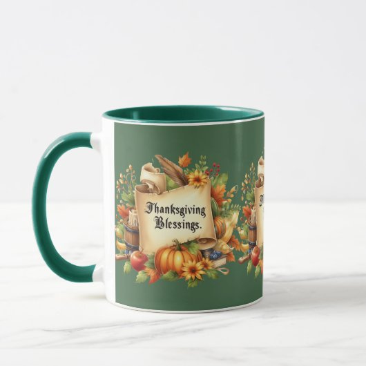 Erntedank Segen Tasse (Links)