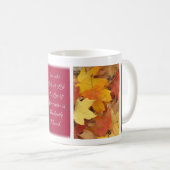 Erntedank-Segen-Tasse - Rose 4 Kaffeetasse (VorderseiteRechts)