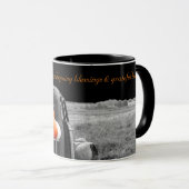 Erntedank Segen Tasse Schwarz (VorderseiteRechts)