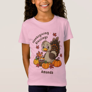Erntedank Segings Turkey Pumpkin T-Shirt