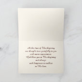 Erntedank Segnungen. Fine Art Feiertagskarte (Innenseite)