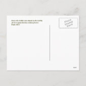 Erntedank Segnungen. Fine Art Feiertagspostkarte (Rückseite)