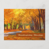 Erntedank Segnungen. Fine Art Postcard Postkarte (Vorderseite)