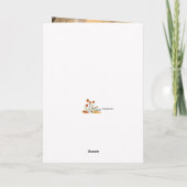 Erntedank-Sentiments (optional) Fotokarte Karte (Rückseite)