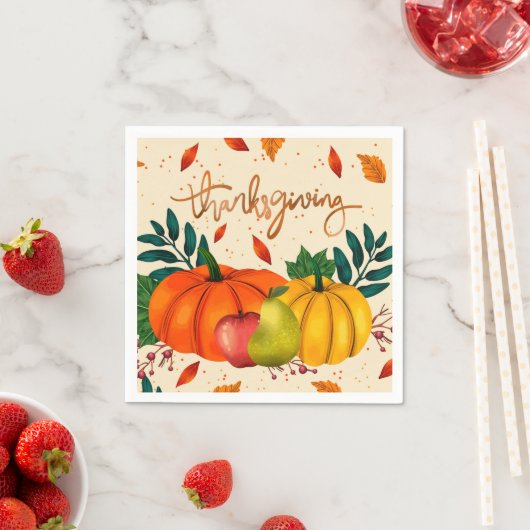 Erntedank Serviette (Beispiel)