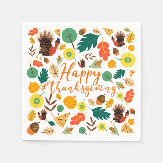 Erntedank Serviette (Vorderseite)