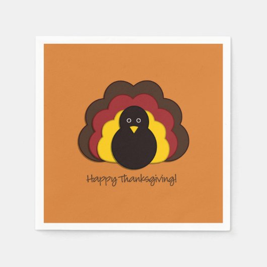 Erntedank Serviette (Vorderseite)