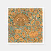 Erntedank Serviette (Vorderseite)