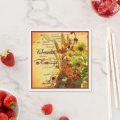 Erntedank Serviette (Beispiel)