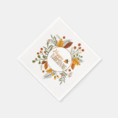 Erntedank Serviette (Ecke)