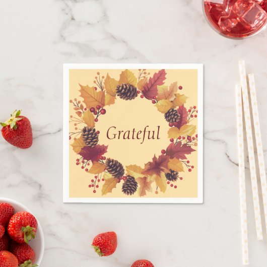 Erntedank Serviette (Beispiel)