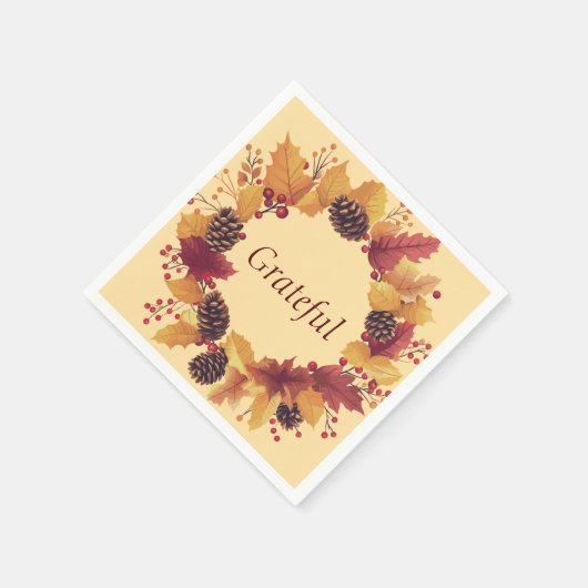 Erntedank Serviette (Ecke)