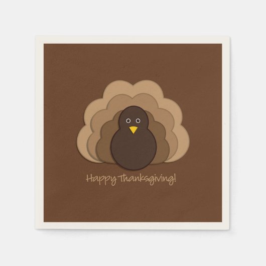 Erntedank Serviette (Vorderseite)