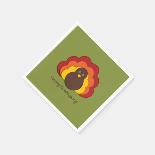 Erntedank Serviette (Ecke)