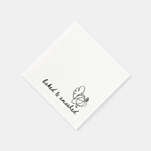 Erntedank-Serviette Serviette (Ecke)