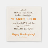 Erntedank-Servietten Serviette (Vorderseite)