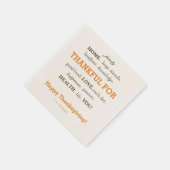 Erntedank-Servietten Serviette (Ecke)