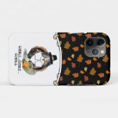 Erntedank Shetland Sheepdog (blauer Merle) Funny Case-Mate iPhone Hülle (Rückseite (Horizontal))