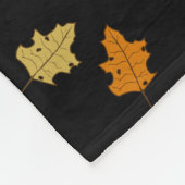 Erntedank Shetland Sheepdog (blauer Merle) Funny Fleecedecke (Ecke)