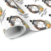 Erntedank Shetland Sheepdog (blauer Merle) Funny Geschenkpapier (Rolleneckpunkt)