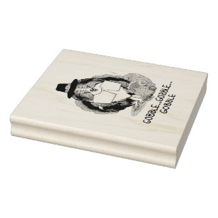 Erntedank Shetland Sheepdog (blauer Merle) Funny Gummistempel