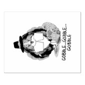 Erntedank Shetland Sheepdog (blauer Merle) Funny Gummistempel (Prägung)