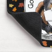 Erntedank Shetland Sheepdog (blauer Merle) Funny Mousepad (Ecke)