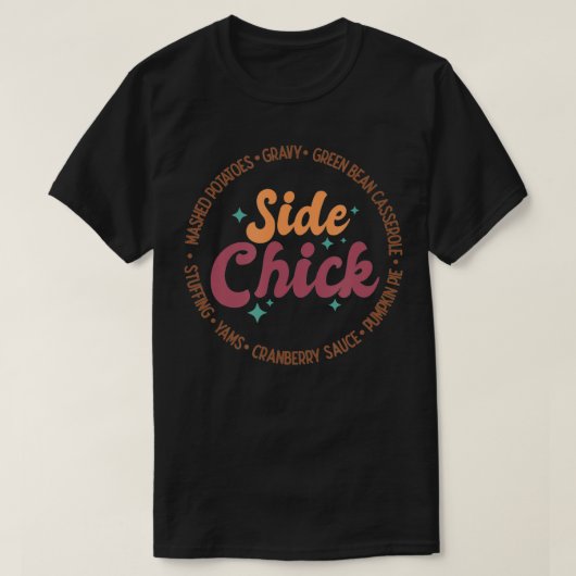 Erntedank Side Chick T-Shirt (Design vorne)