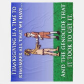 ERNTEDANK (simuliert) Fleece-Decken Fleecedecke (Vorderseite)