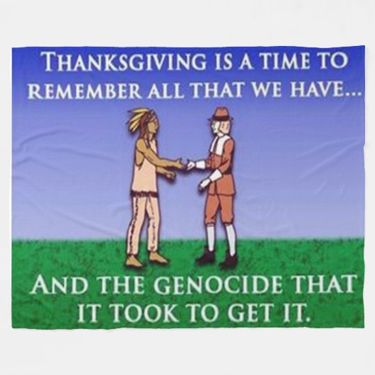 ERNTEDANK (simuliert) Fleece-Decken Fleecedecke (Vorderseite (Horizontal))