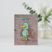 Erntedank-Slurkey-Postkarte Feiertagspostkarte (Stehend Vorderseite)