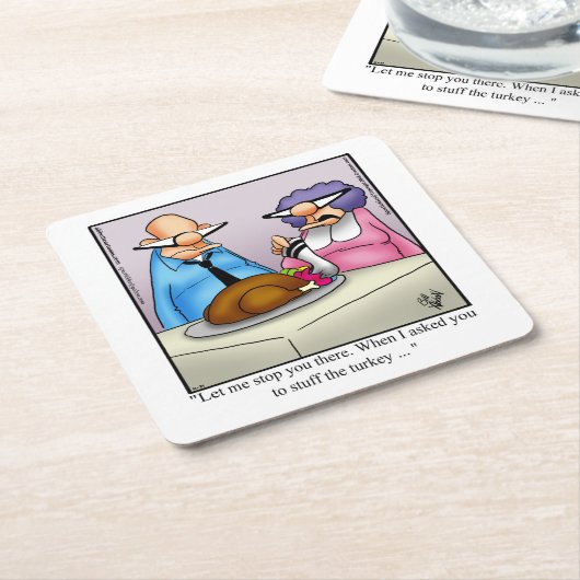 Erntedank Spaß Bar Untersetzer (angewinkelt)